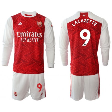 Arsenal Alexandre Lacazette 9 Kind Thuistenue 2020-21 L/S Arsenal Alexandre Lacazette 9 Kind Thuistenue 2020-21 L/S